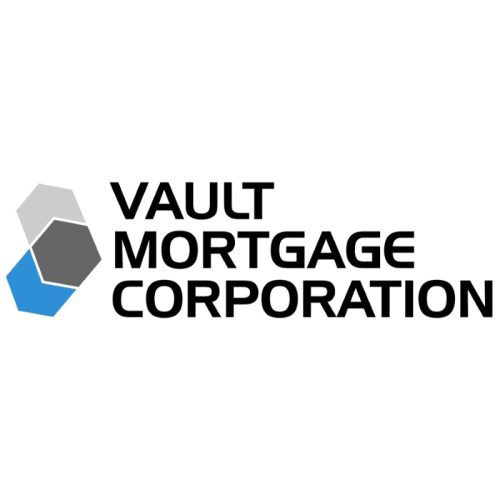 Vault Mortgage Corporation logo with cubes.